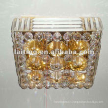 Square crystal ceiling glass lamp